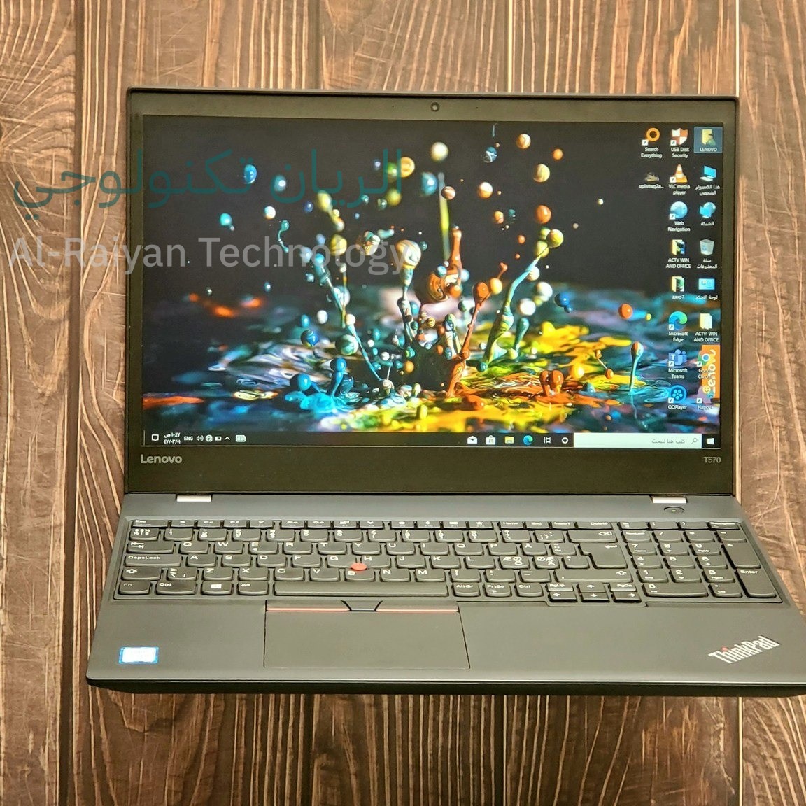 لابتوب Lenovo® ThinkPad™ T570 بمعالج Intel® Core™ i7 الجيل السابع وكرت شاشة NVIDIA® 2GB منفصل وذاكرة ‎16 جيجابايت‎ وقرص ‎512 جيجابايت SSD‎ وشاشة ‎15.6 بوصة FHD‎ — مستعمل / مفحوص / بويندوز أصلي / بشاحن