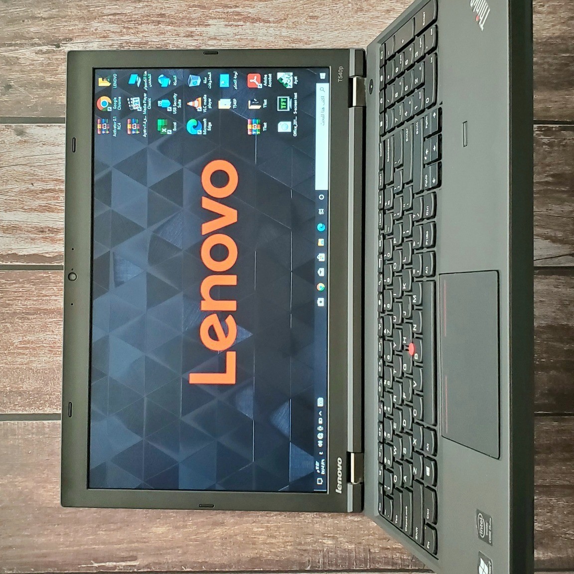 لابتوب Lenovo ThinkPad T540p مستعمل بمعالج ‎Intel® Core™ i7-4600M‎ وذاكرة ‎16 جيجابايت‎ وقرص ‎512 جيجابايت SSD‎ وشاشة ‎15.6 بوصة FHD‎ — مستعمل / بويندوز أصلي / بشاحن أصلي / ومفحوص